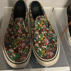 Mario slide on vans